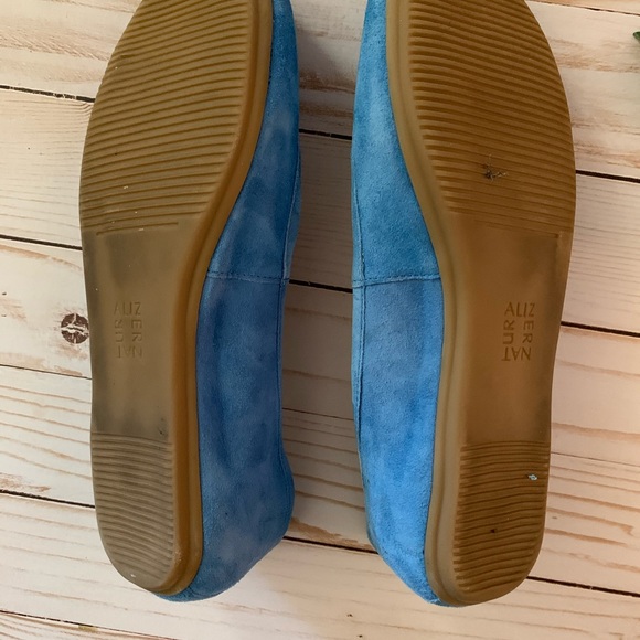 Naturalizer Brittany,Admiral Blue suede flats 7.5 - Picture 6 of 7
